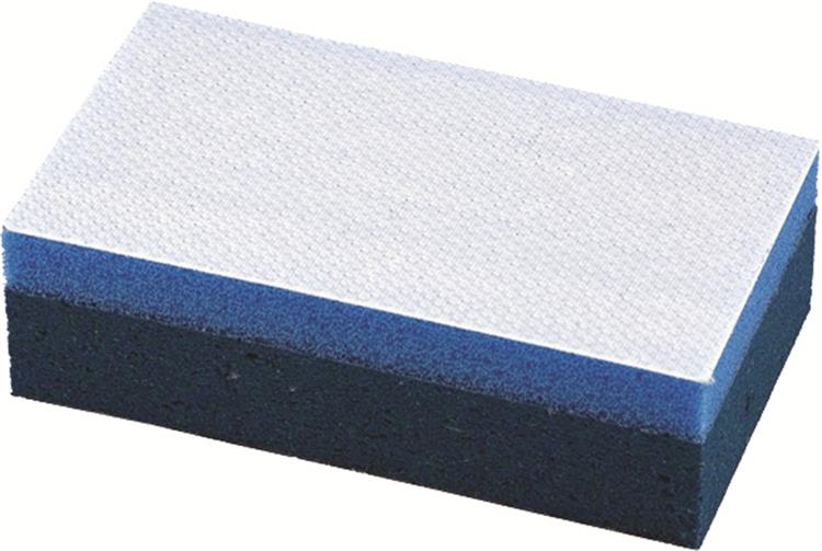 Sia håndslipekloss borrelås 70x125mm med hard og myk side