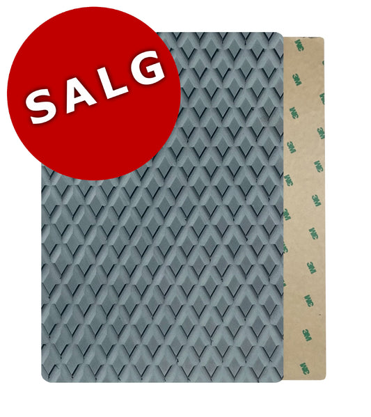 Foamdeckplater helformat - Grågrønn med ruter
