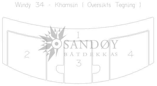 Båtdekk til Windy 34 Khamsin